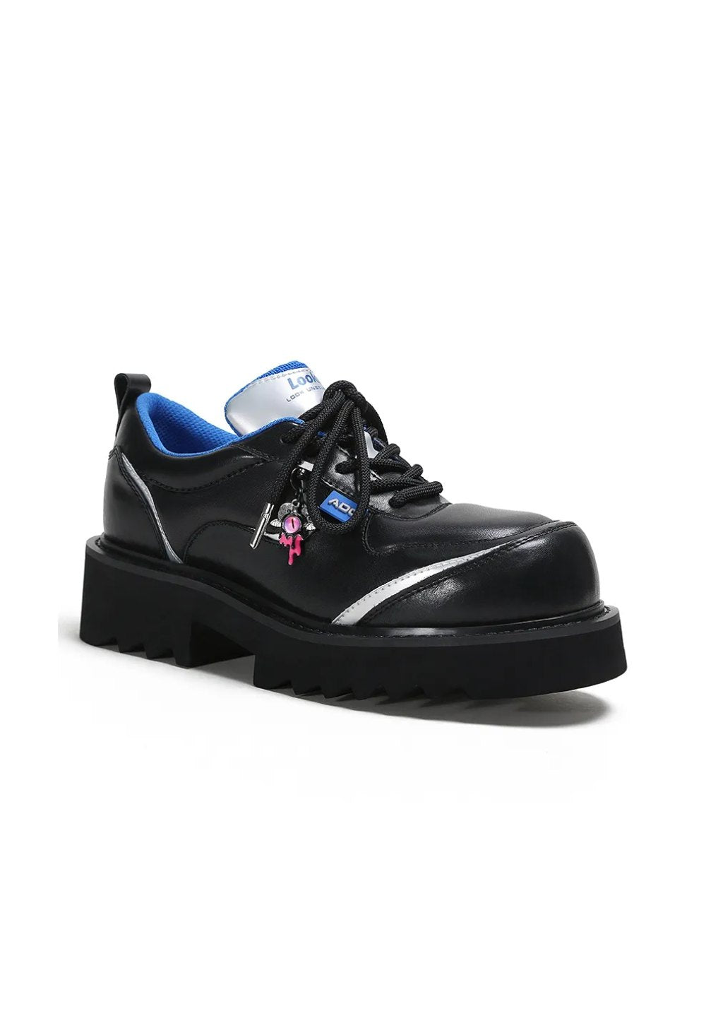 ADC丨Stardust Silver Chunky Derby Shoes - PSYLOS 1, ADC丨Stardust Silver Chunky Derby Shoes, Chunky Sneakers, ADC, PSYLOS 1